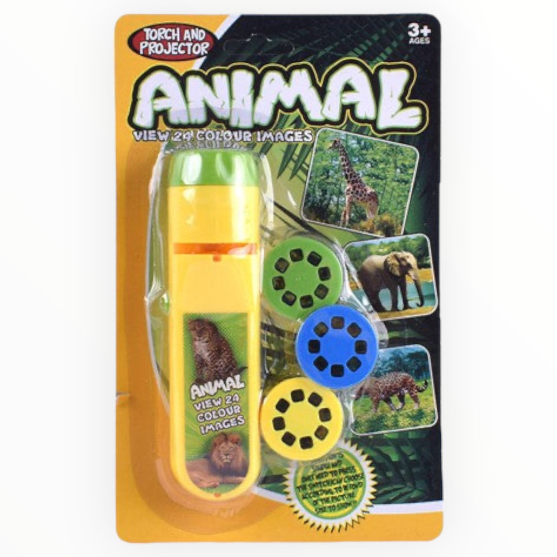 Linterna con Proyector - Animales