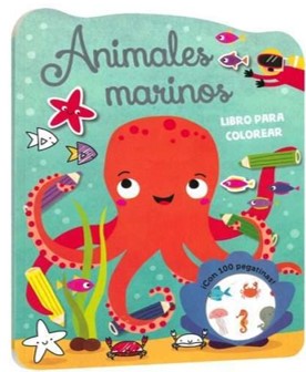Libro Para Colorear - Animales Marinos