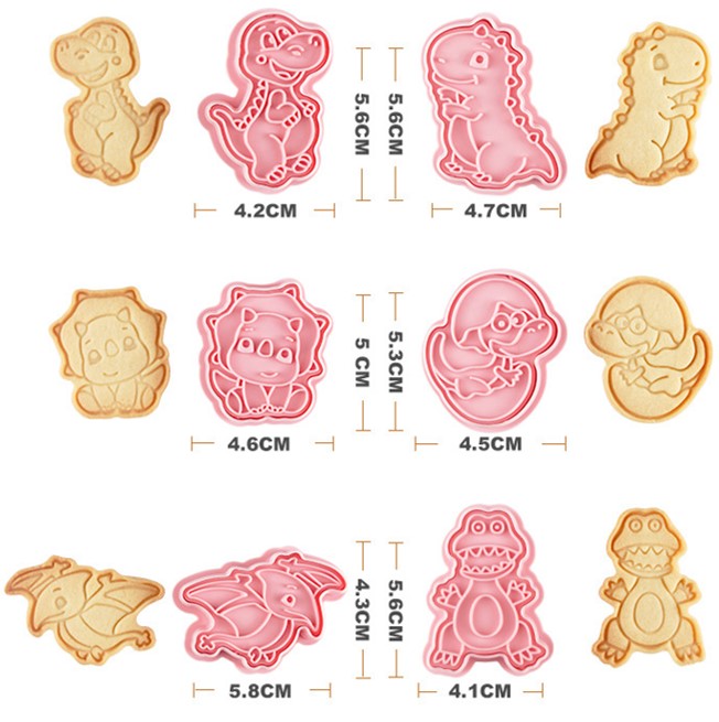 Cortadores de Galletas -Dinosaurios
