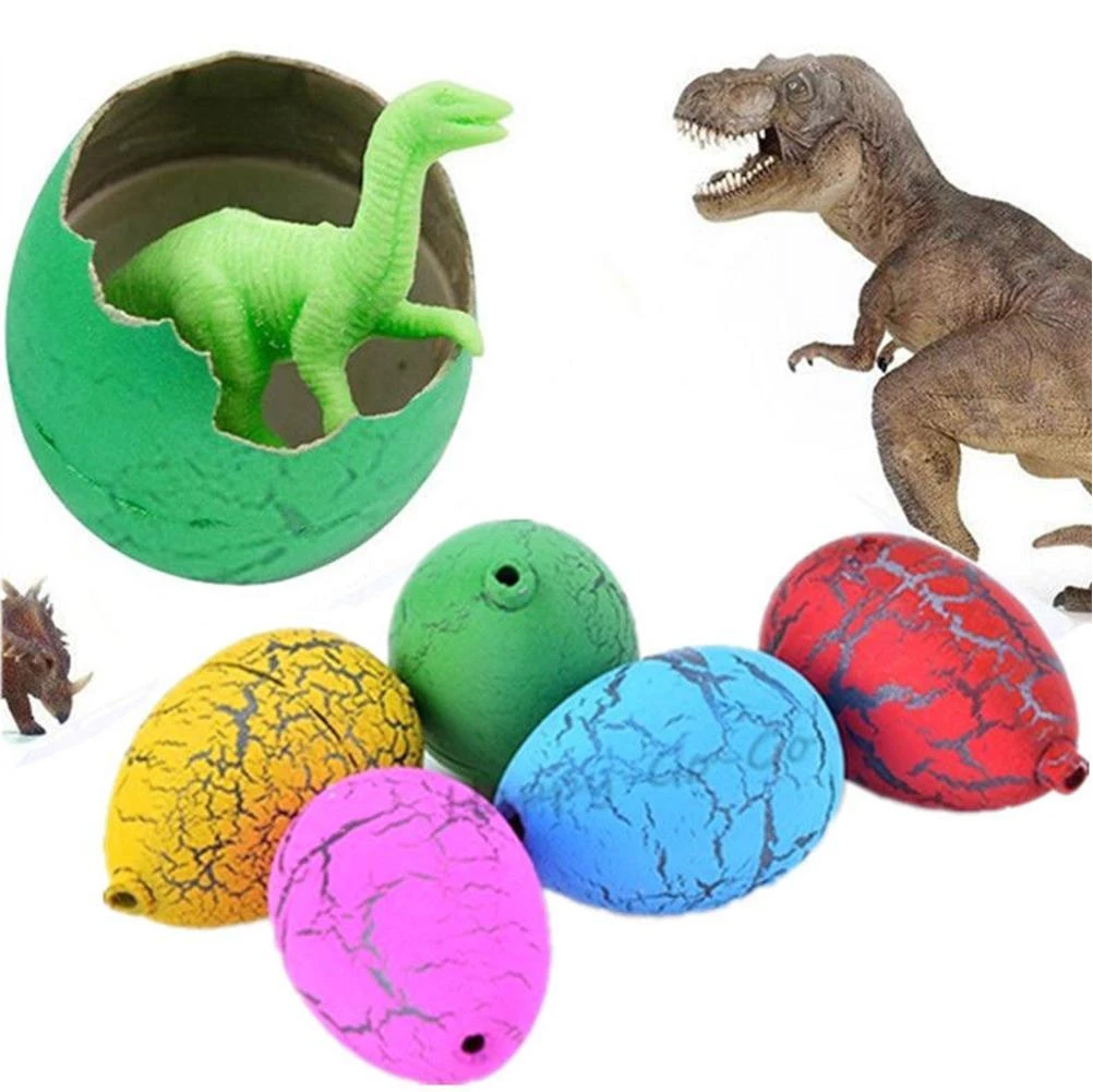 Huevo que se pone en agua y sale un dinosaurio sales
