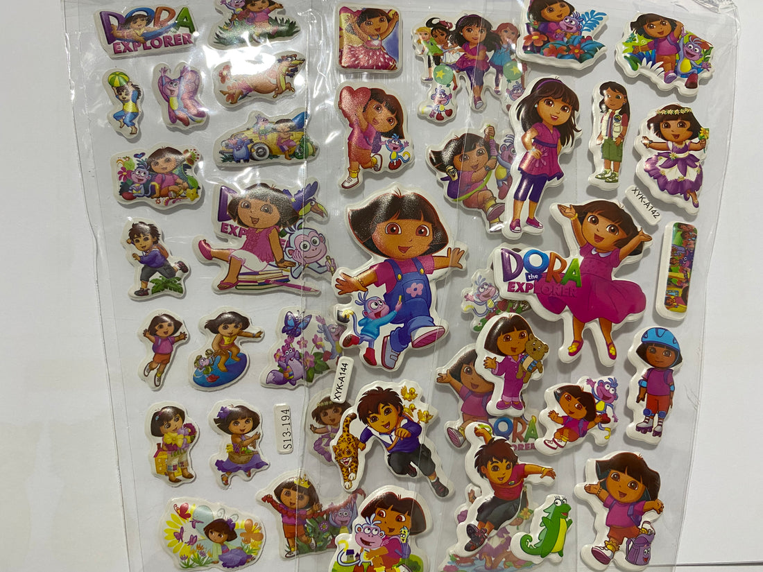 Láminas de Stickers - Dora la Exploradora