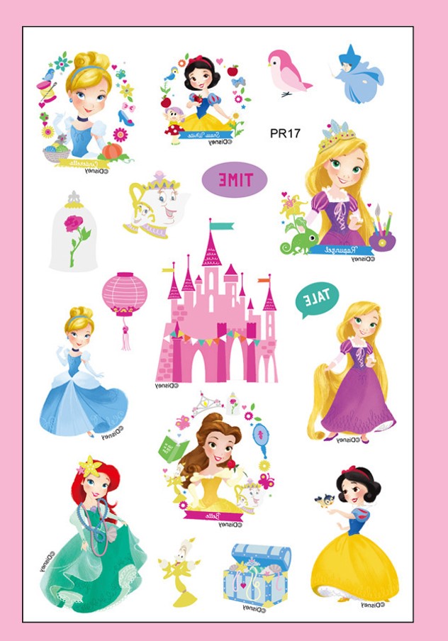 Tatuajes - Princesas Disney Bebes