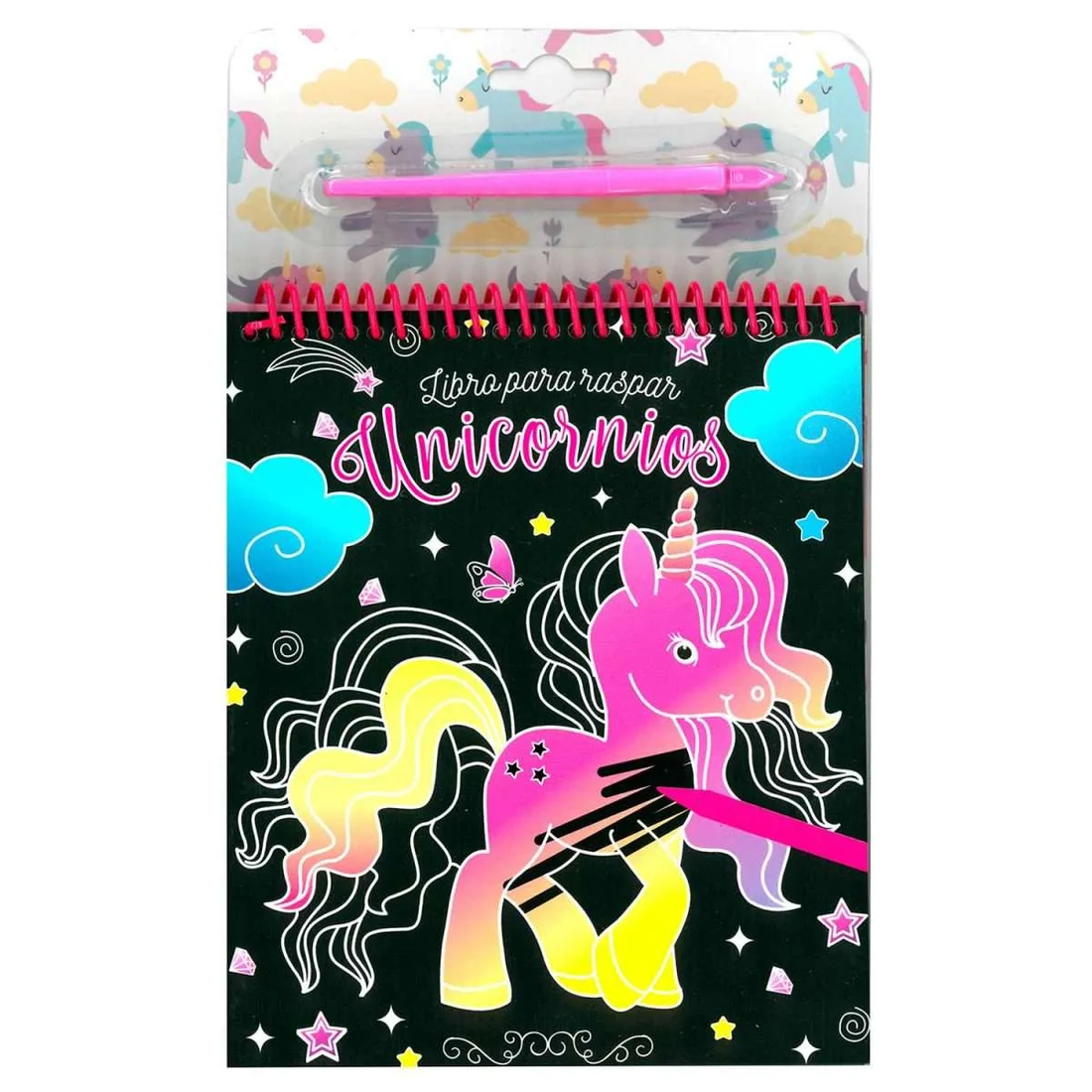 Libro para Raspar Princesas/Sirenas/Unicornio/Espacio